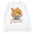 Bananas Baseball Sunset Retro Fruit Sports Boys Kids Men Premium Tri-Blend Unisex Sweatshirt Bananas Baseball Sunset Retro Fruit Sports Boys Kids Men Premium Tri-Blend Unisex Sweatshirt