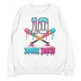 Baseball 10 Year Old Ice Cream Drip 10th Bday Double Digits Unisex Sweatshirt Baseball 10 Year Old Ice Cream Drip 10th Bday Double Digits Unisex Sweatshirt
