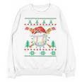 Baseball Christmas Ugly Sweater Santa Sport Men Kids Unisex Sweatshirt