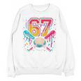 Baseball Drip 6 7 Number 67 Six Seven Meme Boys Kids Unisex Sweatshirt Baseball Drip 6 7 Number 67 Six Seven Meme Boys Kids Unisex Sweatshirt