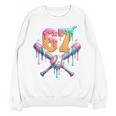 Baseball Drip 67 Six Seven Number 67 Player 67th Birthday Unisex Sweatshirt Baseball Drip 67 Six Seven Number 67 Player 67th Birthday Unisex Sweatshirt