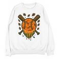 Baseball Drip Ice Cream Dripping Blaze Hunter Orange Camo Unisex Sweatshirt