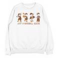 Baseball Goose Baseball Silly Goose Game Day Sports Unisex Sweatshirt Baseball Goose Baseball Silly Goose Game Day Sports Unisex Sweatshirt