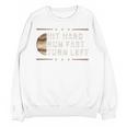 Baseball Hit Hard Run Fast Turn Left Men Boys Unisex Sweatshirt Baseball Hit Hard Run Fast Turn Left Men Boys Unisex Sweatshirt