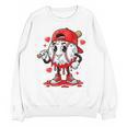 Baseball Ice Cream Valentine Dripping Game Day Men Boys Kids Unisex Sweatshirt