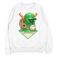 Baseball Life Style Ice Cream Drip Green Premium Tri-Blend Unisex Sweatshirt Baseball Life Style Ice Cream Drip Green Premium Tri-Blend Unisex Sweatshirt