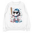 Baseball Lifestyle Apparel Youth Baseball Ice Cream Drip Unisex Sweatshirt