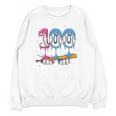 Baseball Player 100 Days Of School Sports Ice Cream Drip Premium Tri-Blend Unisex Sweatshirt Baseball Player 100 Days Of School Sports Ice Cream Drip Premium Tri-Blend Unisex Sweatshirt