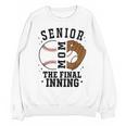 Baseball Senior Mom 2026 The Final Inning Unisex Sweatshirt Baseball Senior Mom 2026 The Final Inning Unisex Sweatshirt