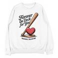 Baseball Valentine Forever On Deck For You Tee Unisex Sweatshirt Baseball Valentine Forever On Deck For You Tee Unisex Sweatshirt