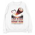 Baseball Valentine Forever On Deck For You Unisex Sweatshirt Baseball Valentine Forever On Deck For You Unisex Sweatshirt