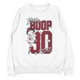 Betty Boop Baseball Logo Jersey With Stars Cute Cartoon Unisex Sweatshirt Betty Boop Baseball Logo Jersey With Stars Cute Cartoon Unisex Sweatshirt