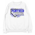Blue Panther Baseball Home Plate Game Day Mascot Panther Unisex Sweatshirt Blue Panther Baseball Home Plate Game Day Mascot Panther Unisex Sweatshirt