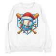Christmas Baseball Drip For Boys Kids Ice Cream Drip Unisex Sweatshirt