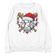 Christmas Baseball Santa Hat For Baseball Players Fans Unisex Sweatshirt Christmas Baseball Santa Hat For Baseball Players Fans Unisex Sweatshirt