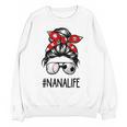Classy Nana Life Soccer Messy Bun Baseball Mother's Day Unisex Sweatshirt Classy Nana Life Soccer Messy Bun Baseball Mother's Day Unisex Sweatshirt