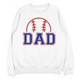Dad Of Rookie 1st Birthday Baseball Boy Family Matching Unisex Sweatshirt Dad Of Rookie 1st Birthday Baseball Boy Family Matching Unisex Sweatshirt