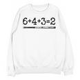 Double Play 6 4 3 2 Vintage Baseball Math Softball Player Premium Tri-Blend Unisex Sweatshirt