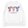My Favorite Season Is Baseball Coquette Bow Game Day Mom Sis Unisex Sweatshirt My Favorite Season Is Baseball Coquette Bow Game Day Mom Sis Unisex Sweatshirt