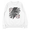 Game Day Baseball Retro Checkered Baseball Unisex Sweatshirt Game Day Baseball Retro Checkered Baseball Unisex Sweatshirt