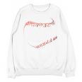 Hit Hard Run Fast Turn Left Baseball Player & Fan Premium Tri-Blend Unisex Sweatshirt