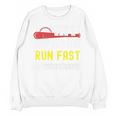 Hit Hard Run Fast Turn Left Baseball Quote Fan Coach Premium Tri-Blend Unisex Sweatshirt Hit Hard Run Fast Turn Left Baseball Quote Fan Coach Premium Tri-Blend Unisex Sweatshirt