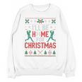 I’Ll Be Home For Christmas Baseball Ugly Sweater Art Unisex Sweatshirt I’Ll Be Home For Christmas Baseball Ugly Sweater Art Unisex Sweatshirt