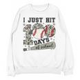 I Just Hit 100 Days Of School Teacher Baseball Boys Kids Unisex Sweatshirt