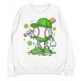 Kids Boys Happy St Patricks Day Kids Baseball Ice Cream Drip Unisex Sweatshirt