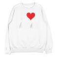 I Love Mamie Heart Grandma Grandmother Grandparent Raglan Baseball Tee Unisex Sweatshirt