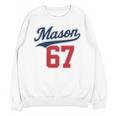 Mason 67 Jersey Baseball Men Women Boys Girls Number 6 7 Unisex Sweatshirt