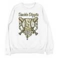 Old School Camo Baseball Drip Double Digits 10th Birthday Unisex Sweatshirt