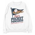 Pat's Pocket Pancakes Flag Baseball On Pancake Unisex Sweatshirt