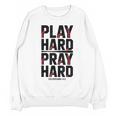 Play Hard Pray Hard Youth Boy Christian Baseball Jesus Unisex Sweatshirt Play Hard Pray Hard Youth Boy Christian Baseball Jesus Unisex Sweatshirt