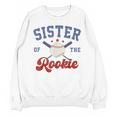 Sister Of Rookie 1st Birthday Baseball Boy Family Matching Unisex Sweatshirt Sister Of Rookie 1st Birthday Baseball Boy Family Matching Unisex Sweatshirt