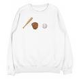 Sports Math Equation Baseball Bat Ball Glove Graphic Teacher Unisex Sweatshirt Sports Math Equation Baseball Bat Ball Glove Graphic Teacher Unisex Sweatshirt