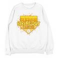 Strike Out Childhood Cancer Boys Baseball Drip Gold Ribbon Unisex Sweatshirt Strike Out Childhood Cancer Boys Baseball Drip Gold Ribbon Unisex Sweatshirt