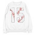 Vintage Distressed Baseball Number 15 Jersey Player Uniform Unisex Sweatshirt Vintage Distressed Baseball Number 15 Jersey Player Uniform Unisex Sweatshirt