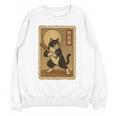 Vintage Japanese Ukiyo-e Baseball Cat Batting Unisex Sweatshirt Vintage Japanese Ukiyo-e Baseball Cat Batting Unisex Sweatshirt