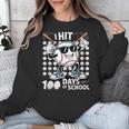 100 Days Of School Baseball Bat 100th Day Of School Unisex Sweatshirt 100 Days Of School Baseball Bat 100th Day Of School Unisex Sweatshirt