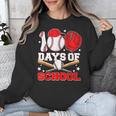 100 Days Of School Baseball Boys Kids Students Unisex Sweatshirt