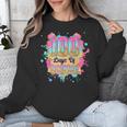 100 Days Of School Baseball Drip Boys Kids 100th Day Unisex Sweatshirt