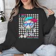 100 Days Of School Baseball Drip Ice Cream Boys Kids Unisex Sweatshirt
