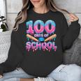 100 Days Of School Baseball Dripping Ice Cream 100th Day Unisex Sweatshirt 100 Days Of School Baseball Dripping Ice Cream 100th Day Unisex Sweatshirt