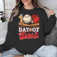 100 Days Of School Baseball Player Sports Game Teacher Kid Unisex Sweatshirt