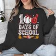 100 Days Of School Cute Bow Baseball Boy Girl Teacher Unisex Sweatshirt
