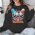 100 Days Of School Ice Cream Baseball Player For Kids Boys Unisex Sweatshirt
