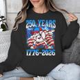 250 Years 1776 2026 250th Baseball American Flag 4th Of July Unisex Sweatshirt