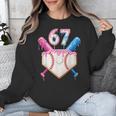 6 7 Baseball Dripping Six Seven Gen Alpha Slang Unisex Sweatshirt