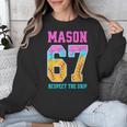 6 7 Mason Baseball Drip Unisex Sweatshirt 6 7 Mason Baseball Drip Unisex Sweatshirt
